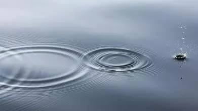 Photo of water ripple